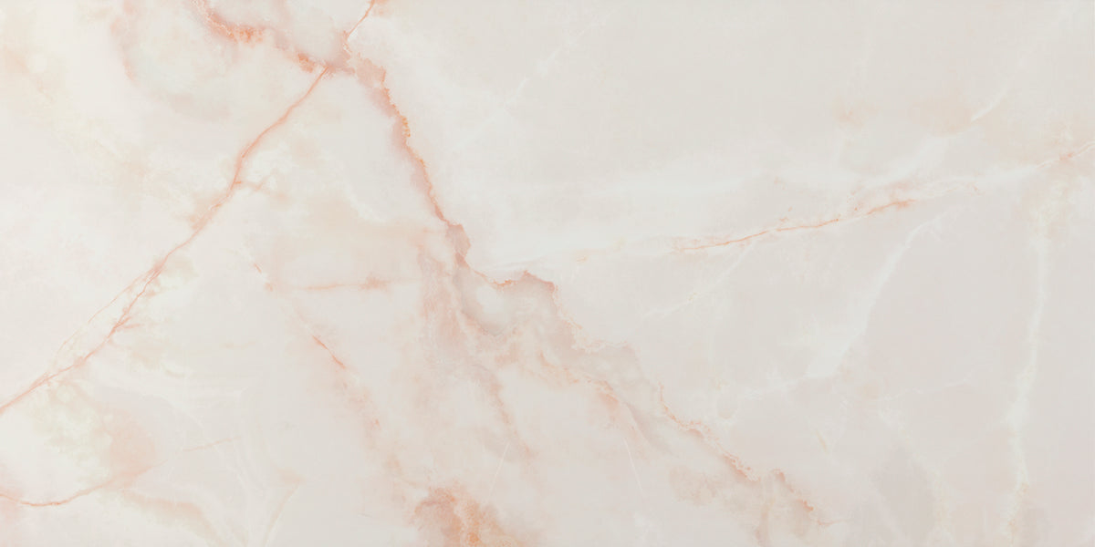 PAMESA Lux Noor Peach – Poli brillant – visuel du carrelage