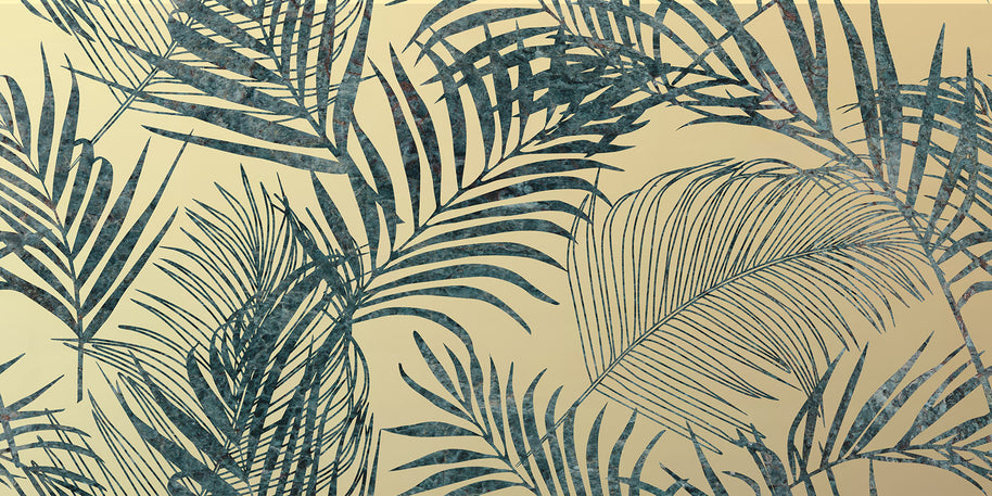PAMESA Lux Kionia Palm Smeraldo – Poli brillant – visuel du carrelage