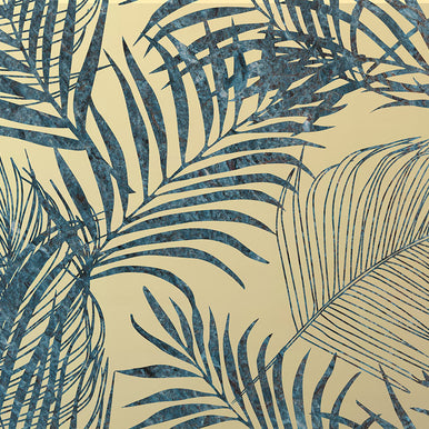 PAMESA Lux Kionia Palm Azzurro – Poli brillant – visuel du carrelage