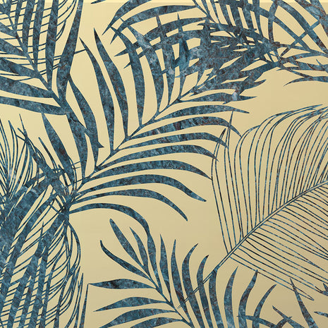 PAMESA Lux Kionia Palm Azzurro – Poli brillant – visuel du carrelage