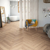 Parquet Stratifie 12mm Group THYS Empire Herringbone 518 Oak Alicante