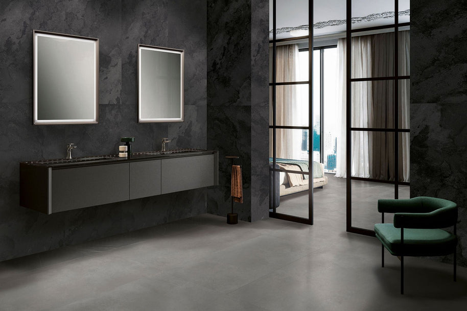 60x120 Oxido Negro Matt (Mur/sol) - Akdeniz Deco