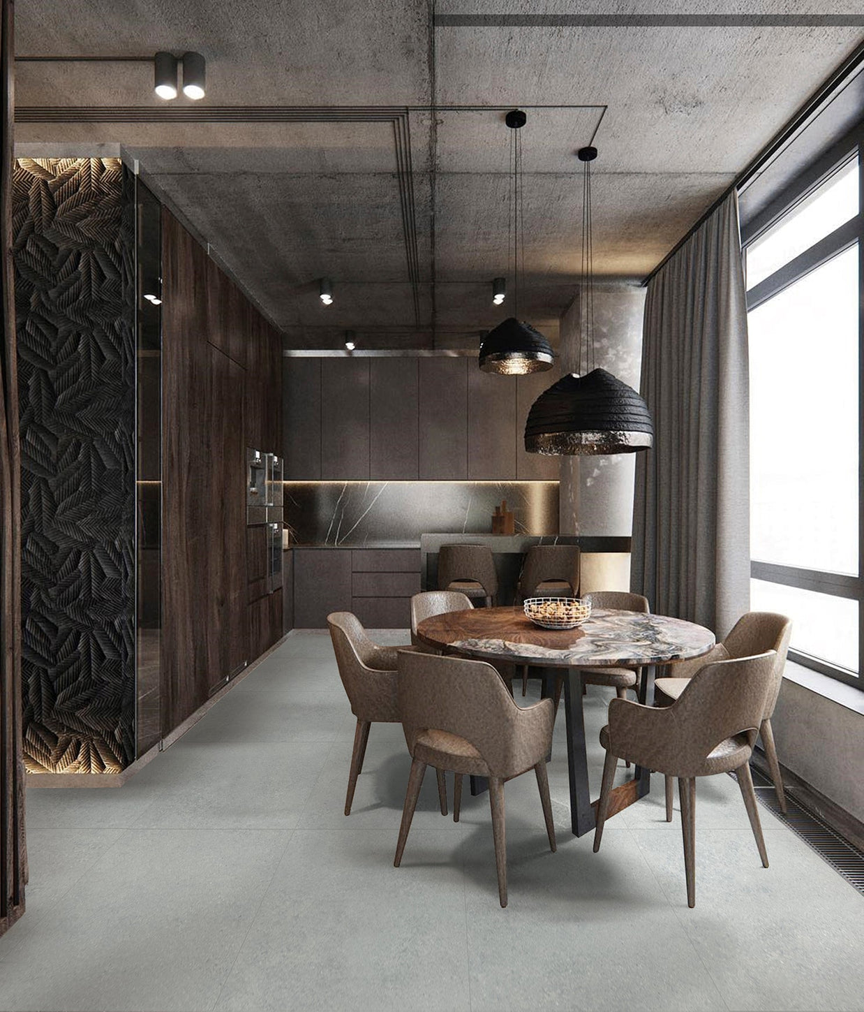 60x60 Block Blanco Matt (Mur/sol) - Akdeniz Deco