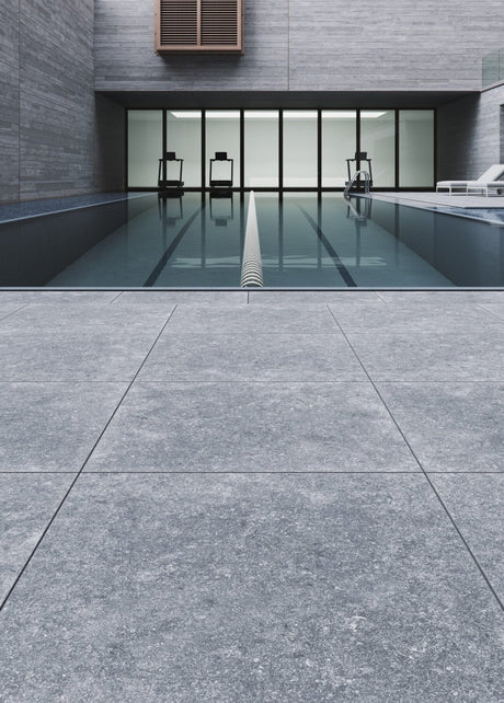 60x60x2cm Spectre Grey Matt Rectifier Anti-slip R11 - Akdeniz Deco