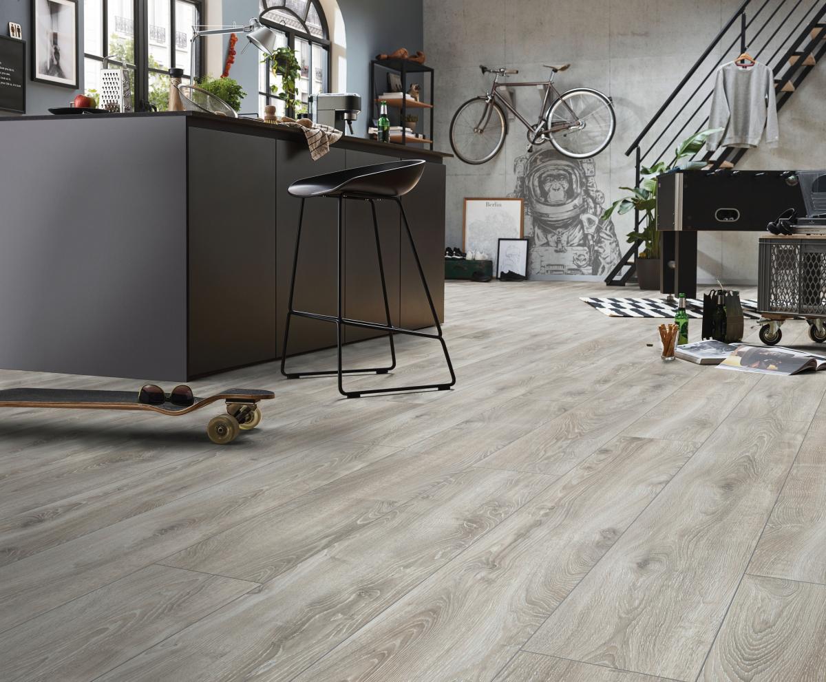 Parquet Stratifie 12mm Group THYS X-Treme D4797 Oak Castle Silver