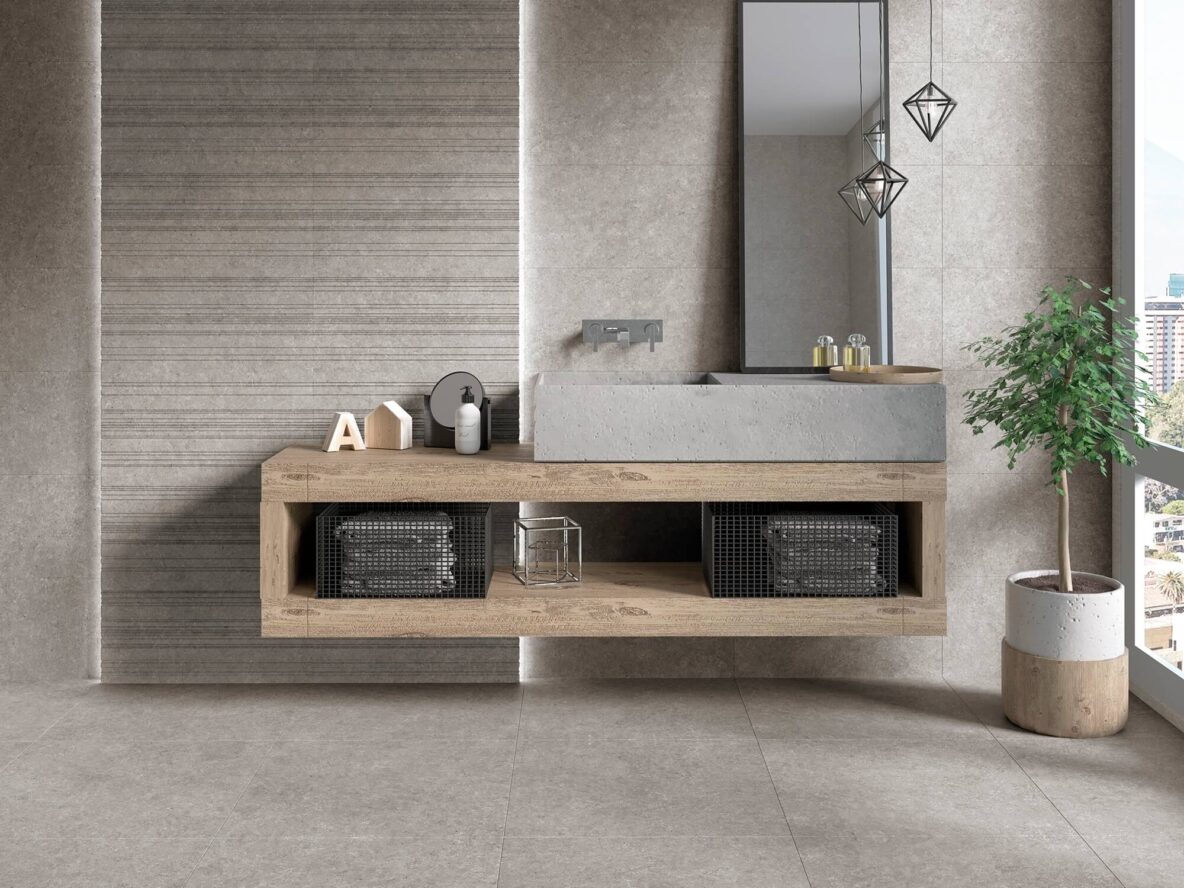 Ambiance NAVARTI Towns Taupe – illustration de la série et du coloris