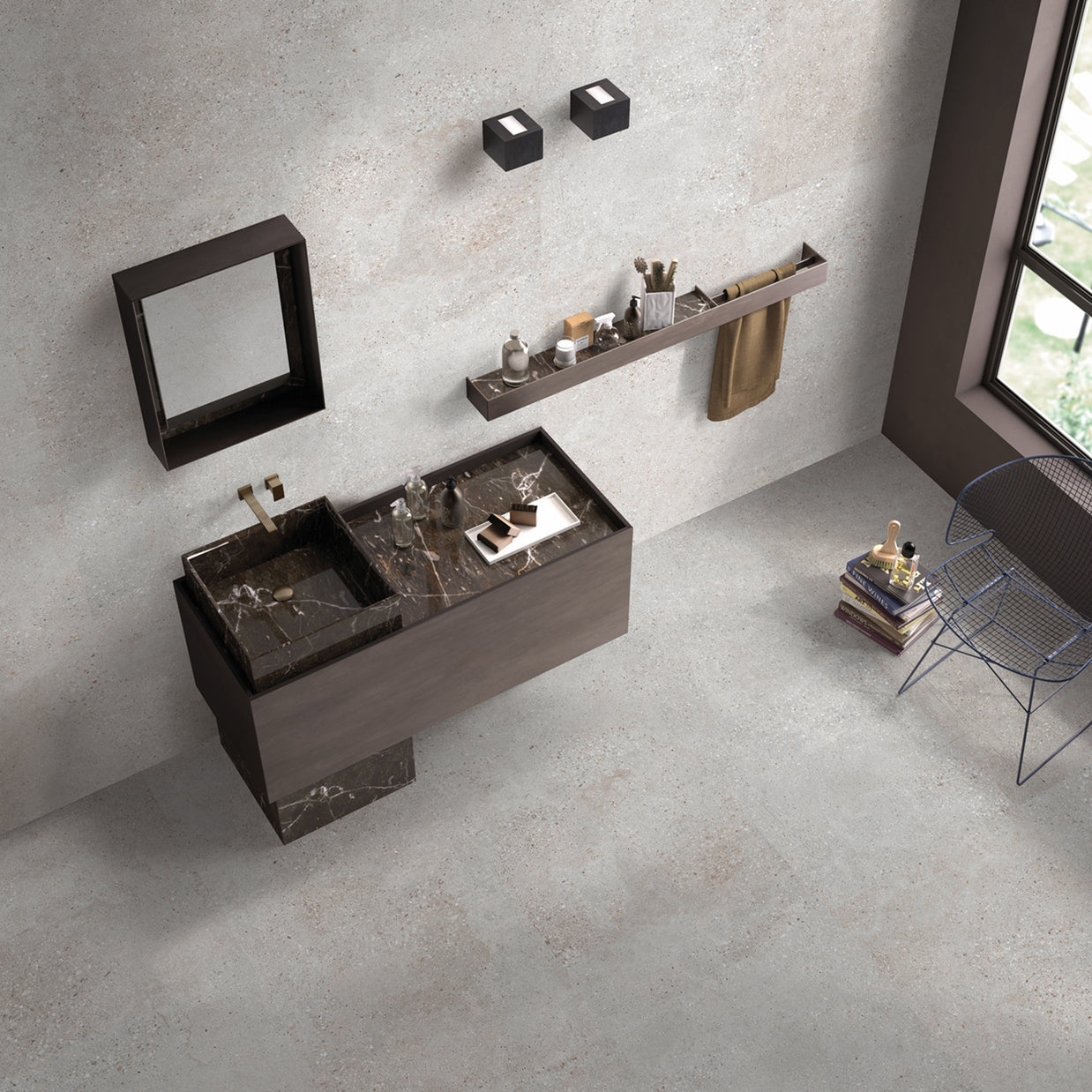 60x120 Portlandsteen mat (muur/vloer)
