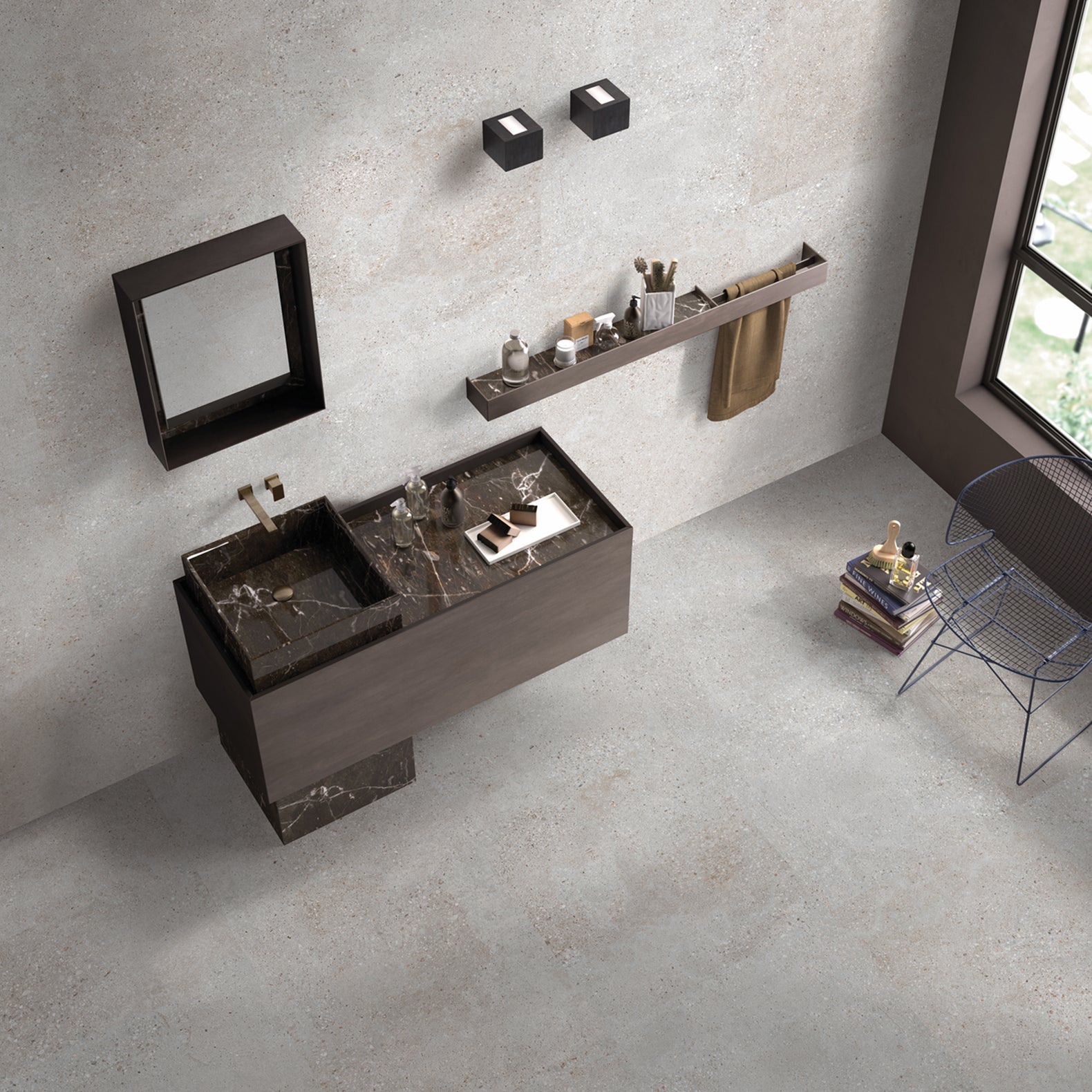 60x120 Portlandsteen mat (muur/vloer)