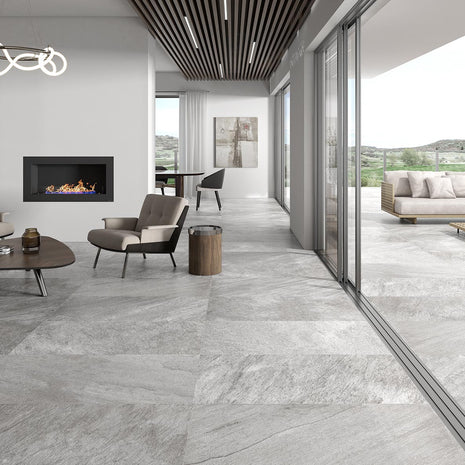 60x120 Quartzite Grey Matt (Mur/Sol)