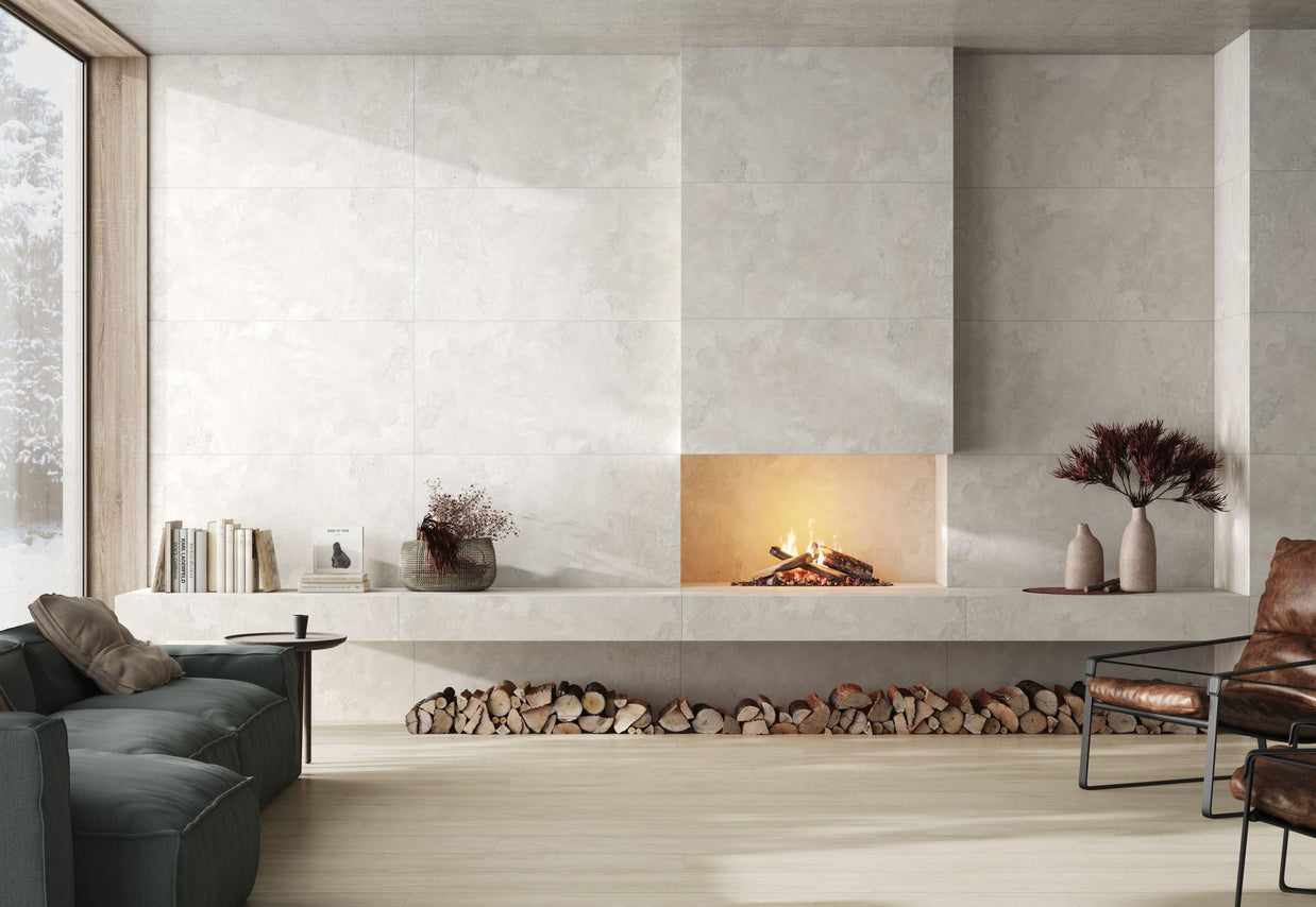 120x280 (6mm) XXL Portland Stone Blanco Matt (Mur)