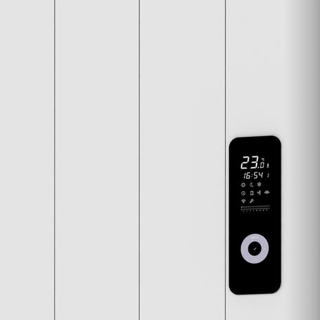 Radiateur Electrique Vertical BELRAD Blanc Brillant 2000W- 1600x544