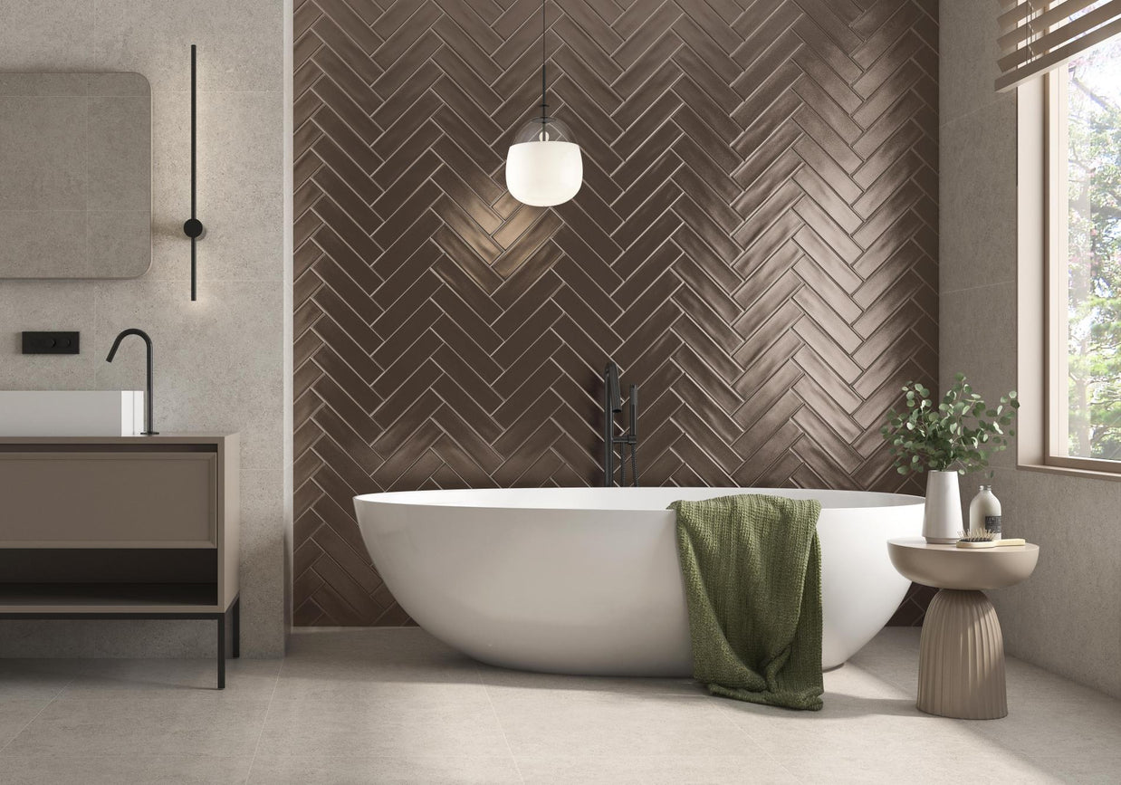 7,5x30 Aurea Brons Glanzend (Wand)