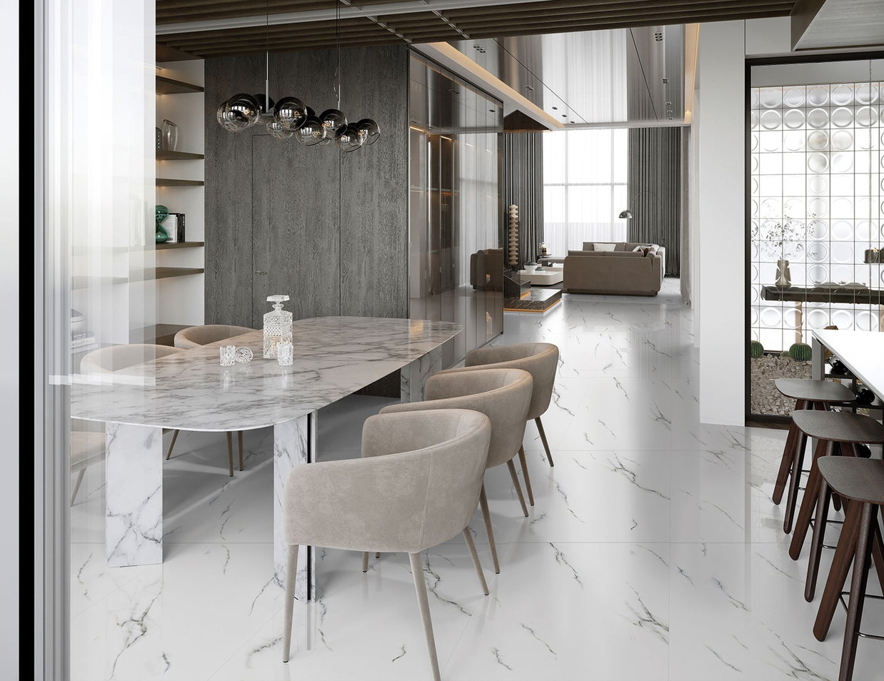 Poli | 60x120 Dessert White Mur/Sol