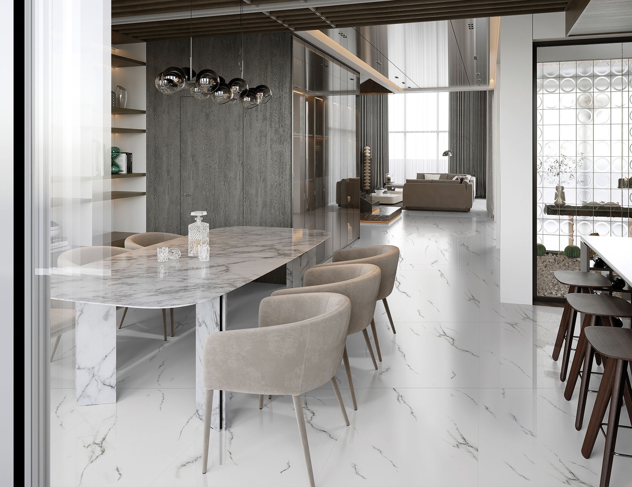 Poli | 60x120 Dessert White Mur/Sol