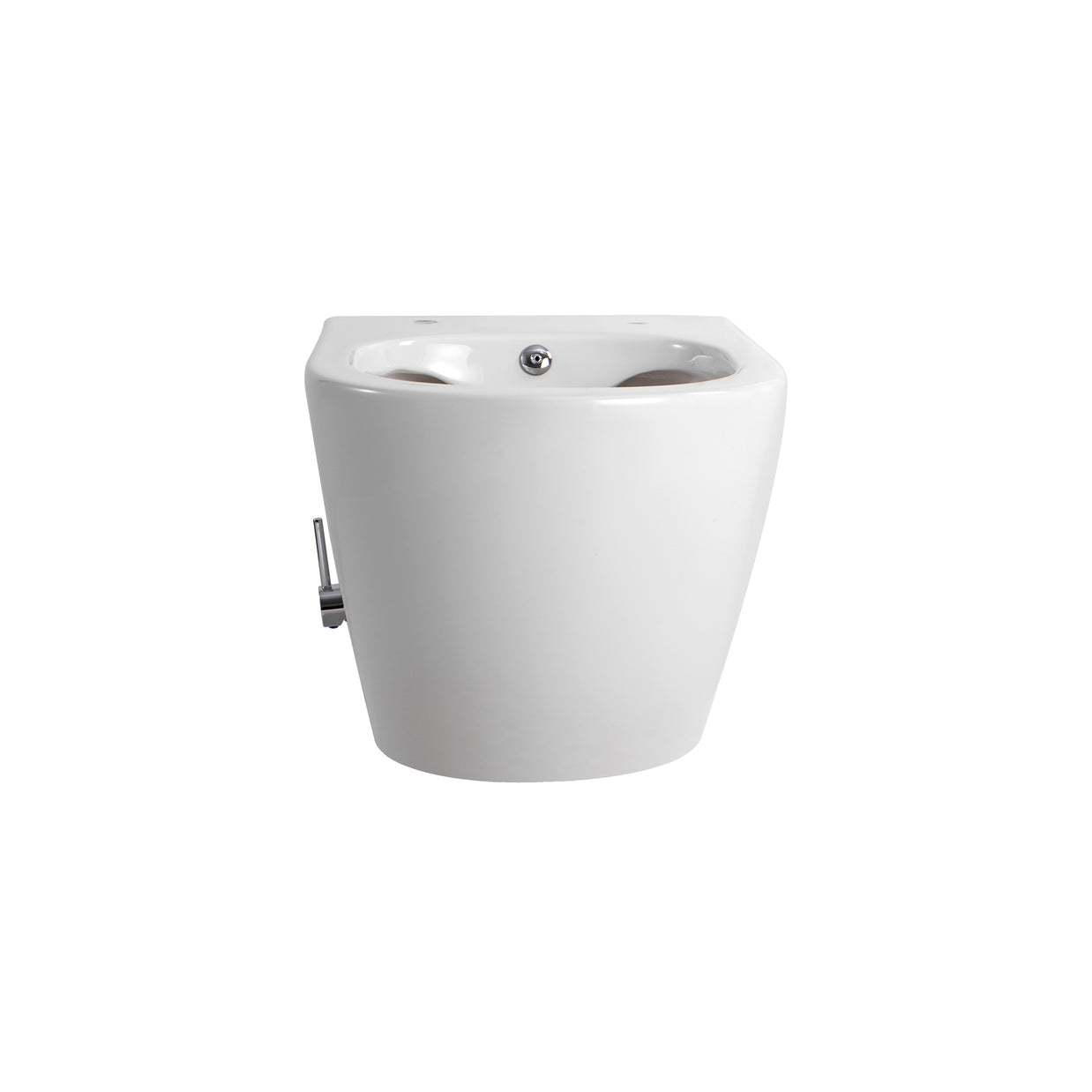 Wc Suspendu Aloni Darlo avec Robinet Chaud/Froid Intégré BLANC BRILLANT (hygiénique) + Abattant = PACK