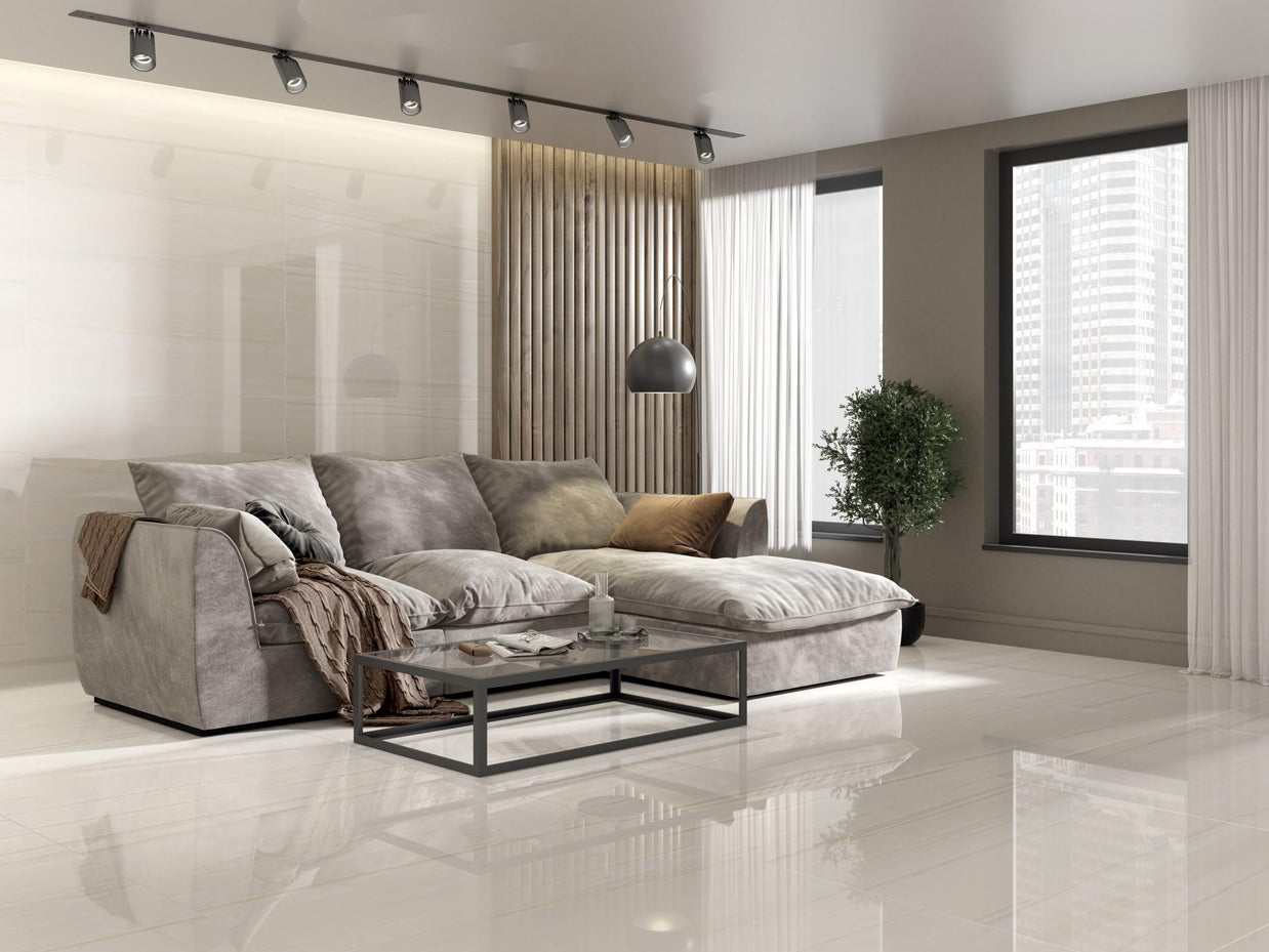 60x120 Dolomite Crema Poli (Mur/Sol)