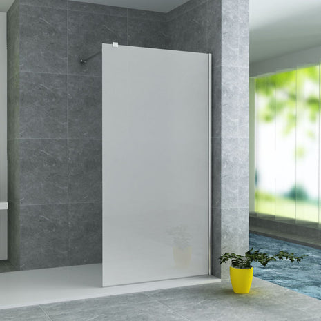 Paroi Douche Fixe Verre Opaque 8mm 80Lx200H