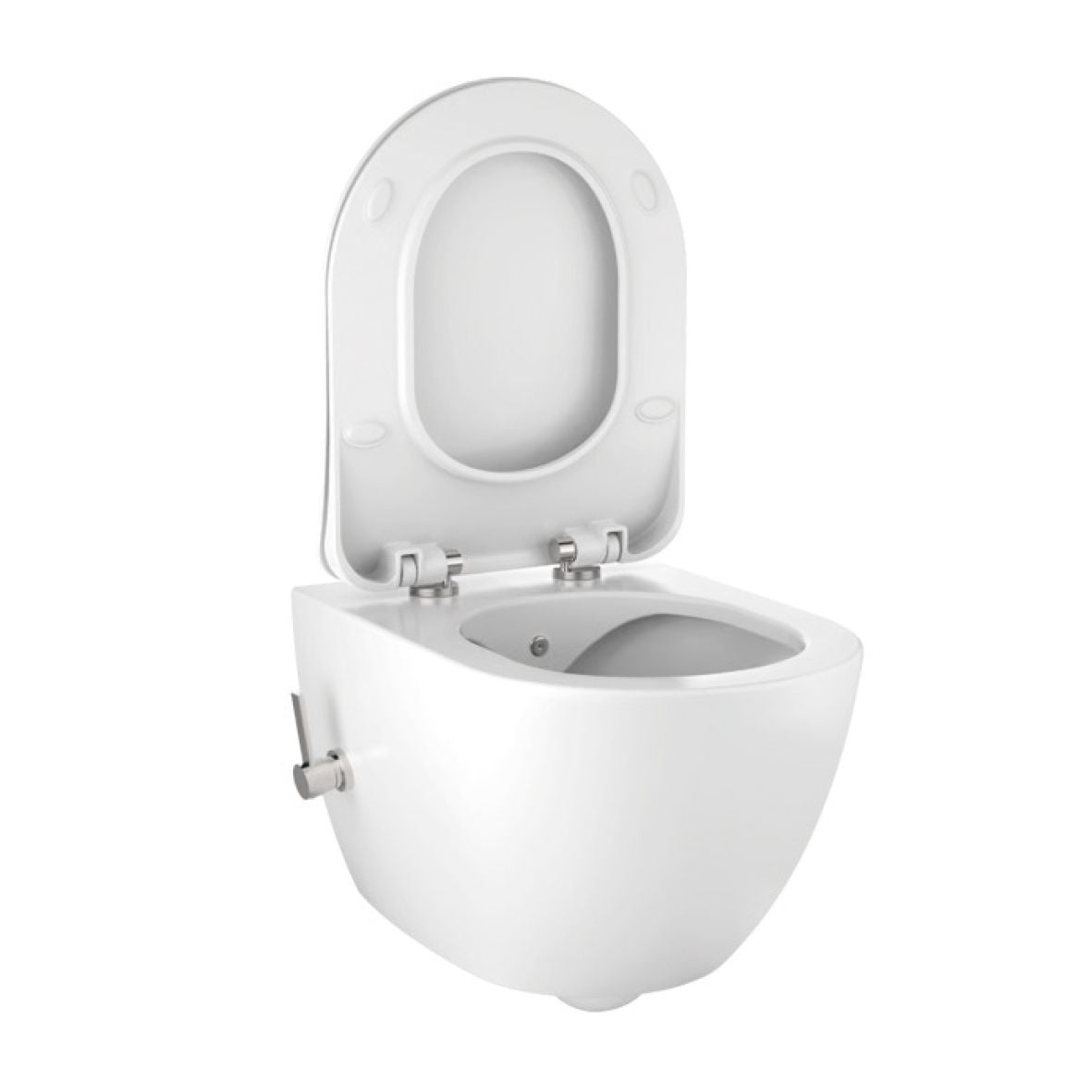 Wc Suspendu Creavit Free avec Robinet Chaud/Froid Intégré BLANC BRILLANT (hygiénique) + Abattant = PACK