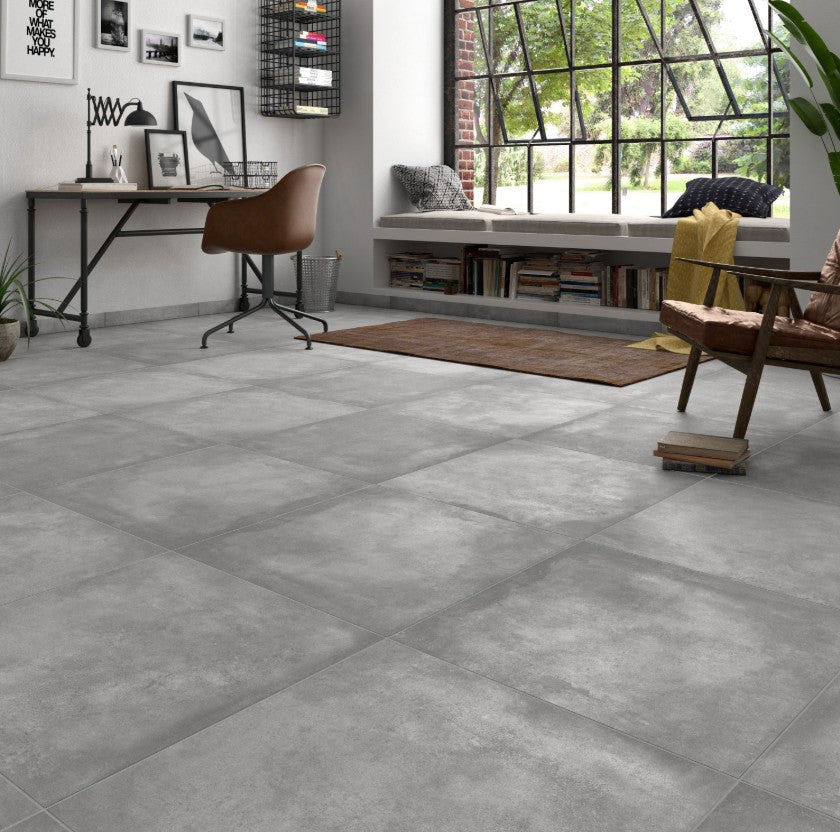 Matt  | 45x45Garden Gris  Mur/Sol