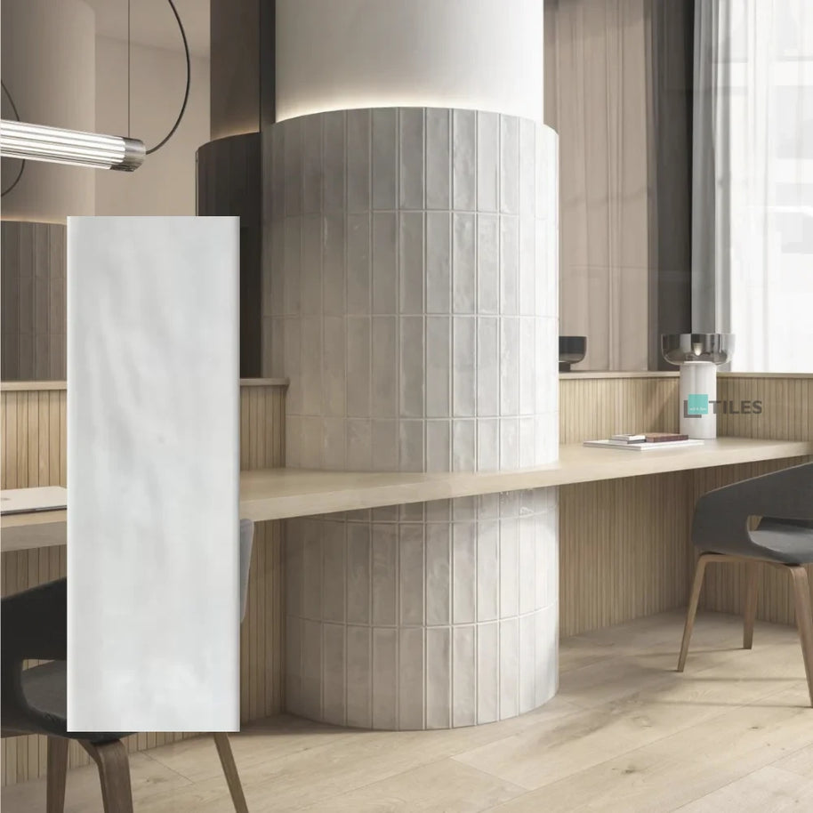 7,5x30 Grace Bone Brillant (Mur)