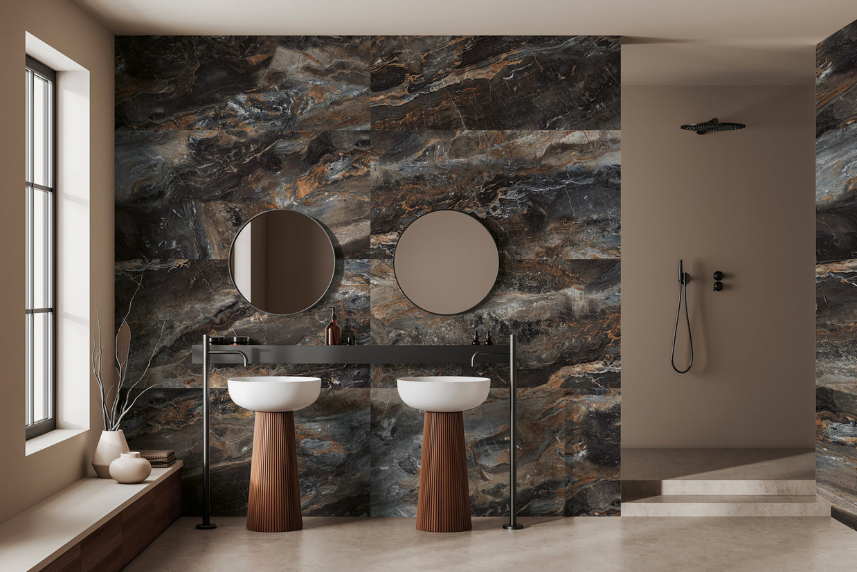 60x120 Intur Black Poli (Mur/Sol)