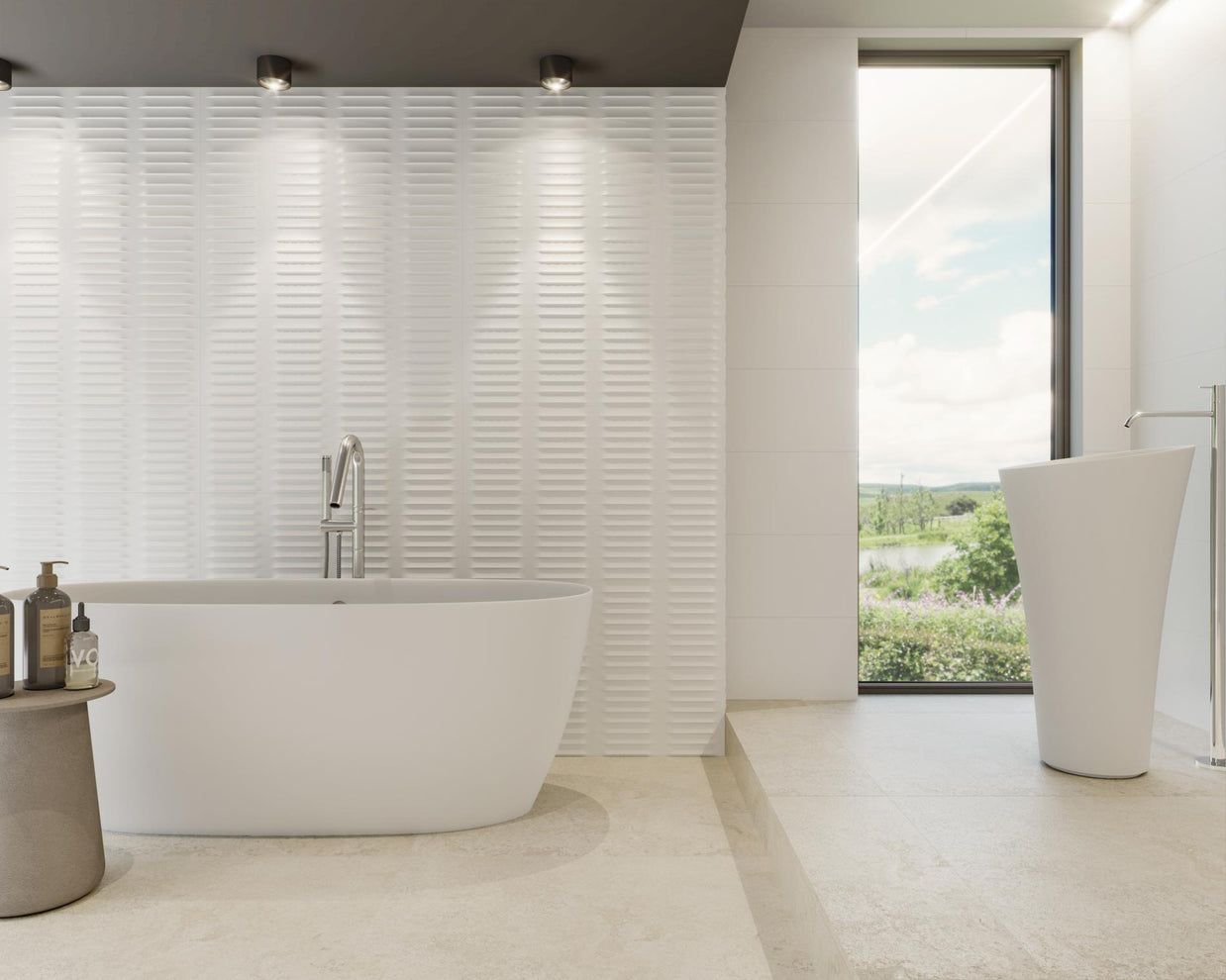 60x120 Ext.Rapoland Pietra Di Mat Ivory Matt (Mur/Sol)
