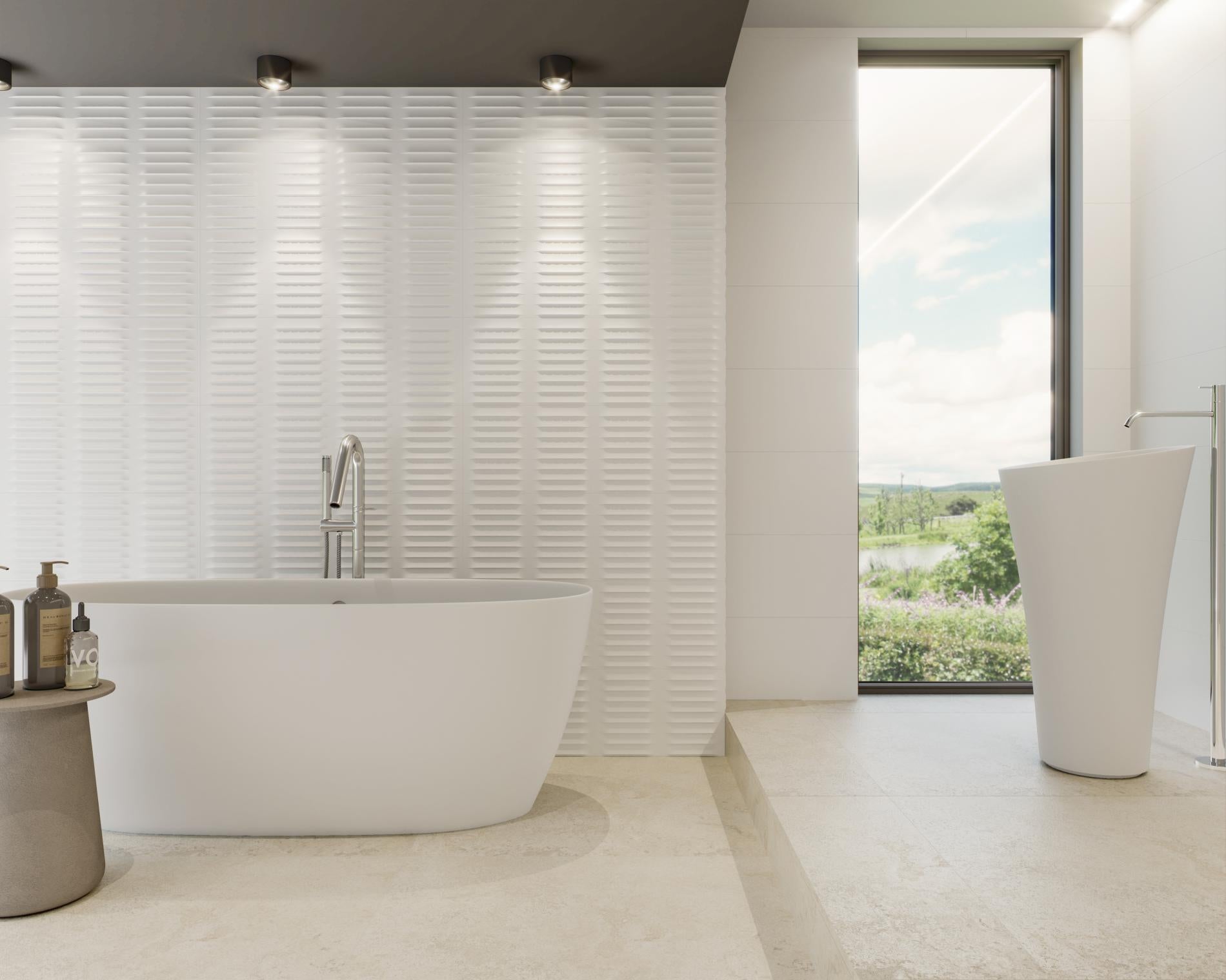 60x120 Ext.Rapoland Pietra Di Mat Ivory Matt (Mur/Sol)