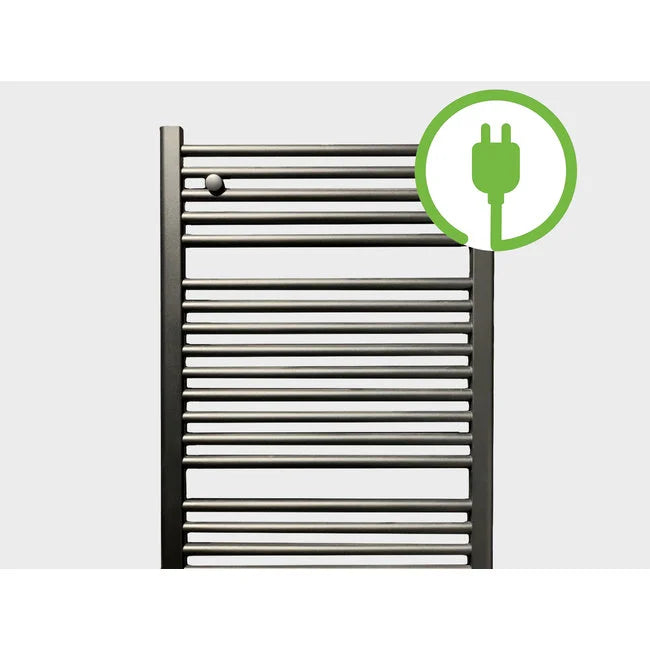 Seche Serviette Linteo Power Electrique Noir 50cm x 120 H x T24  -  700W