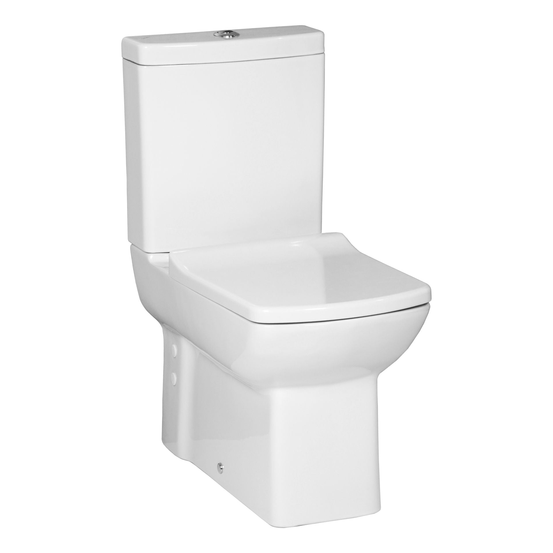 Wc à Poser LARA BLANC (hygiénique) Sortie Mur/Sol = Pack Complet