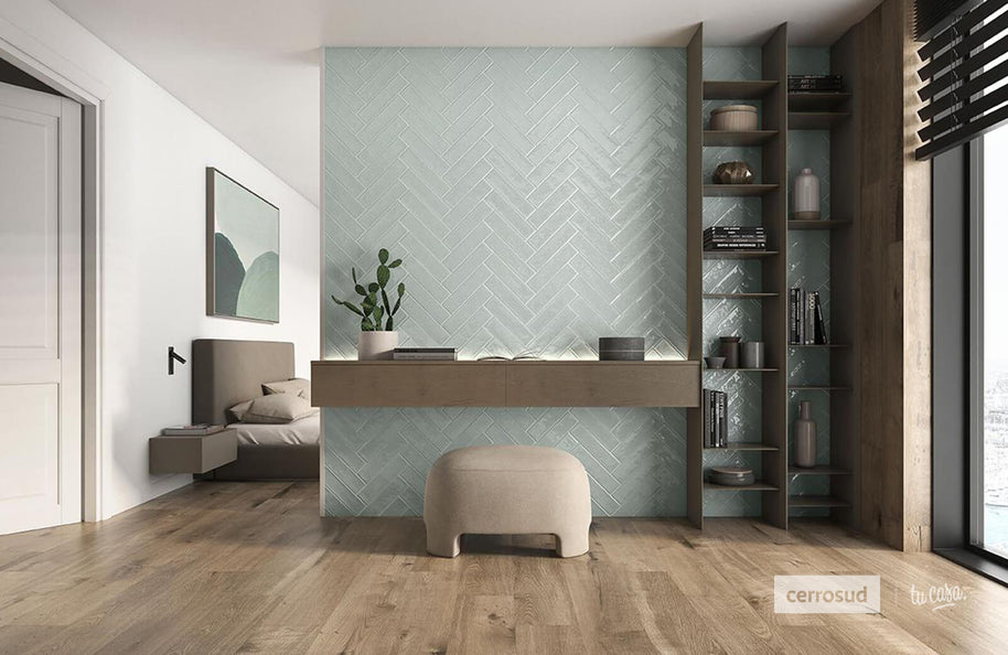 7,5x30 Mayolica Menta Brillant (Mur)