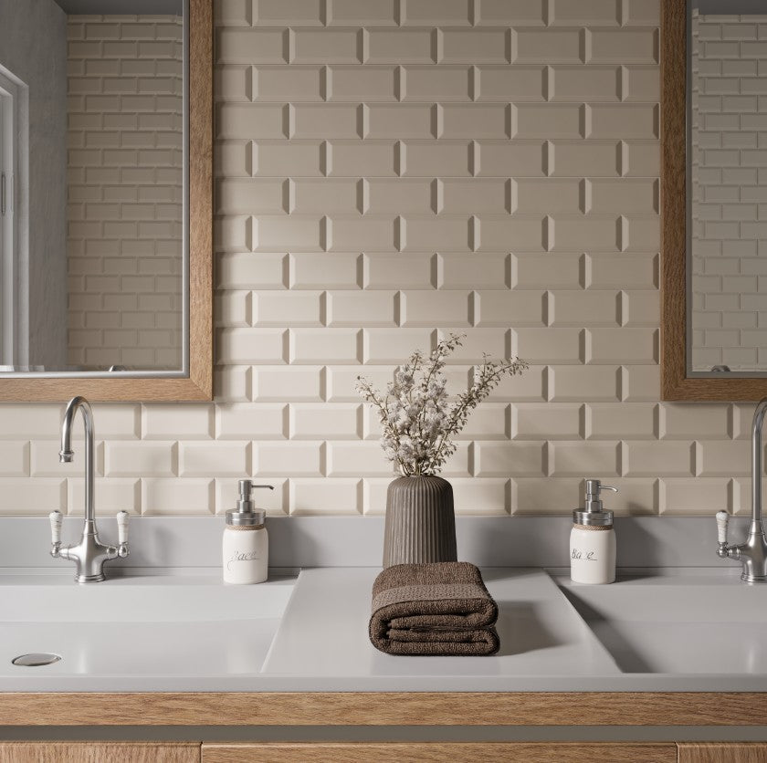 10x20 Metro Crema Brillant (Mur)