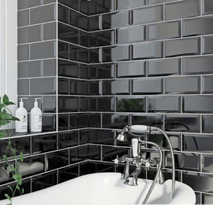 10x20 Metro Gloss Black (Wall)