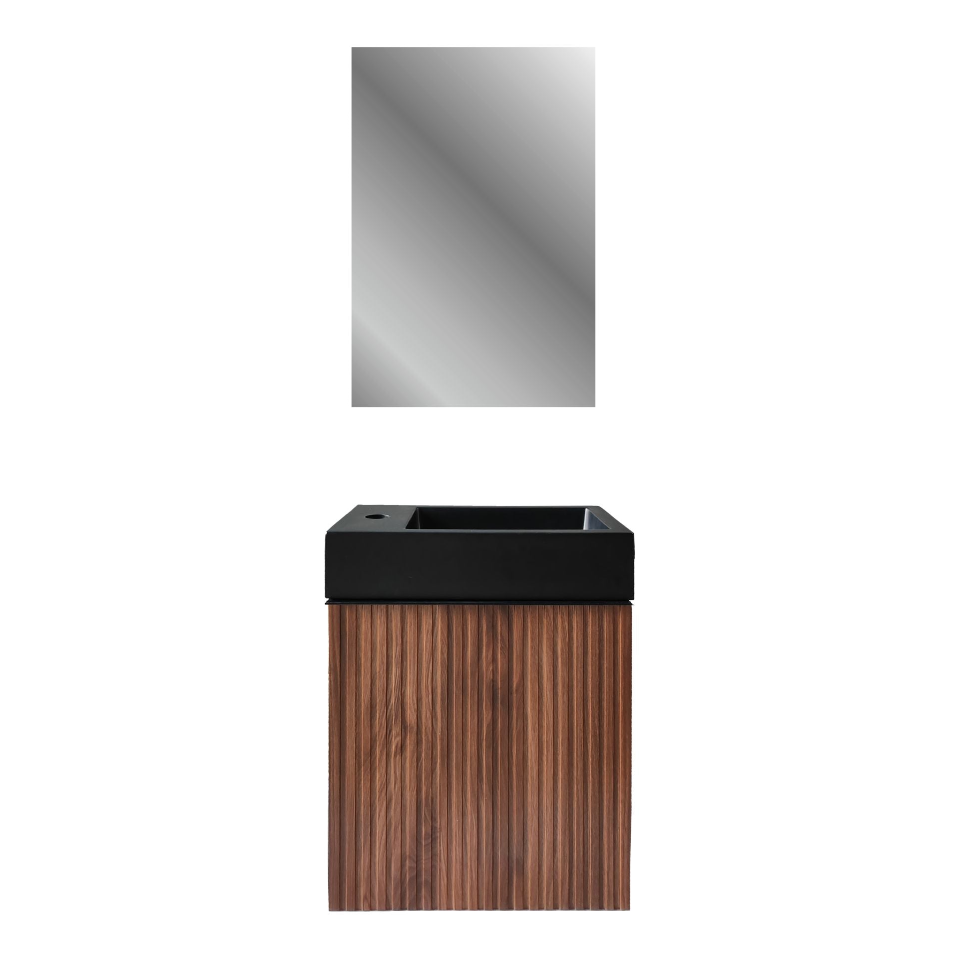 Meuble de Toilette ALONI MIKARO Bois 40X50X22CM = Pack Complet