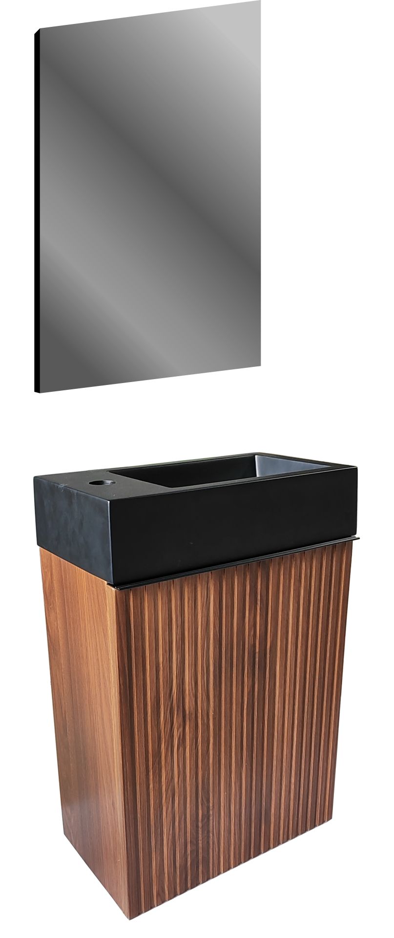 Meuble de Toilette ALONI MIKARO Bois 40X50X22CM = Pack Complet
