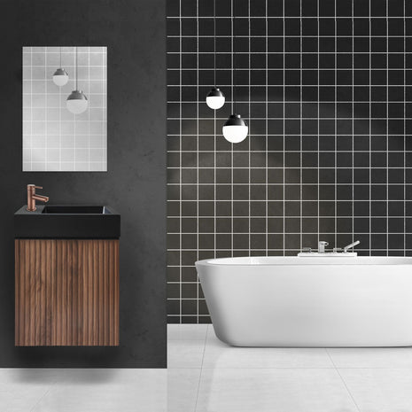 Meuble de Toilette ALONI MIKARO Bois 40X50X22CM = Pack Complet