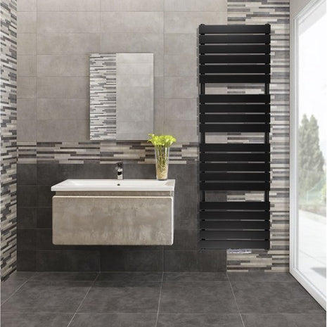 Seche Serviette Farko Noir 60cm x 176 H x T38  -  1974W