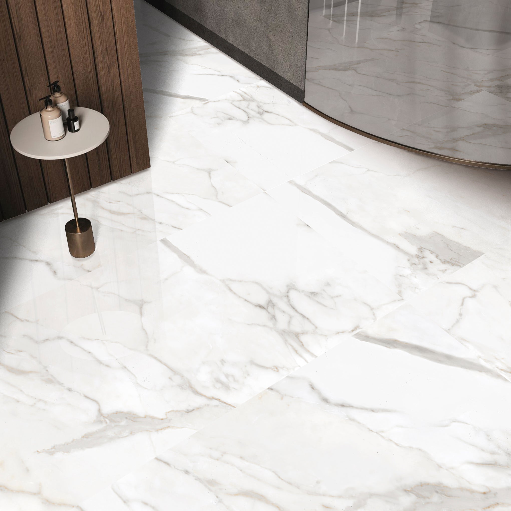 Poli | 60x120 Olimpia Statuario Mur/Sol