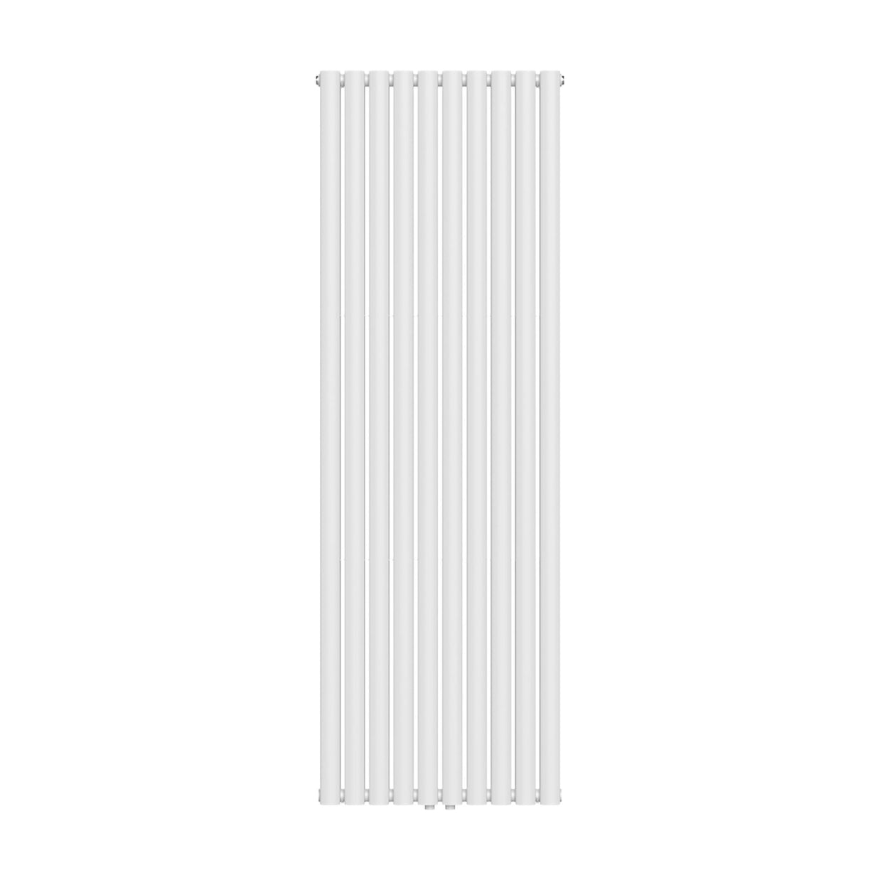 Radiarteur Vertical Oval Double Blanc Brillant 1800x600 -2x10-2050w