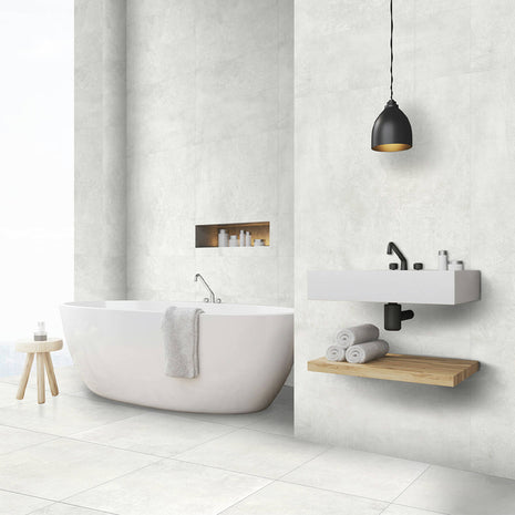 Matt | 60x60 Block White  Mur/Sol