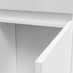 Meuble de Toilette ALONI ZYRO BLANC Brillant 40,5X22,5CM = Pack Complet