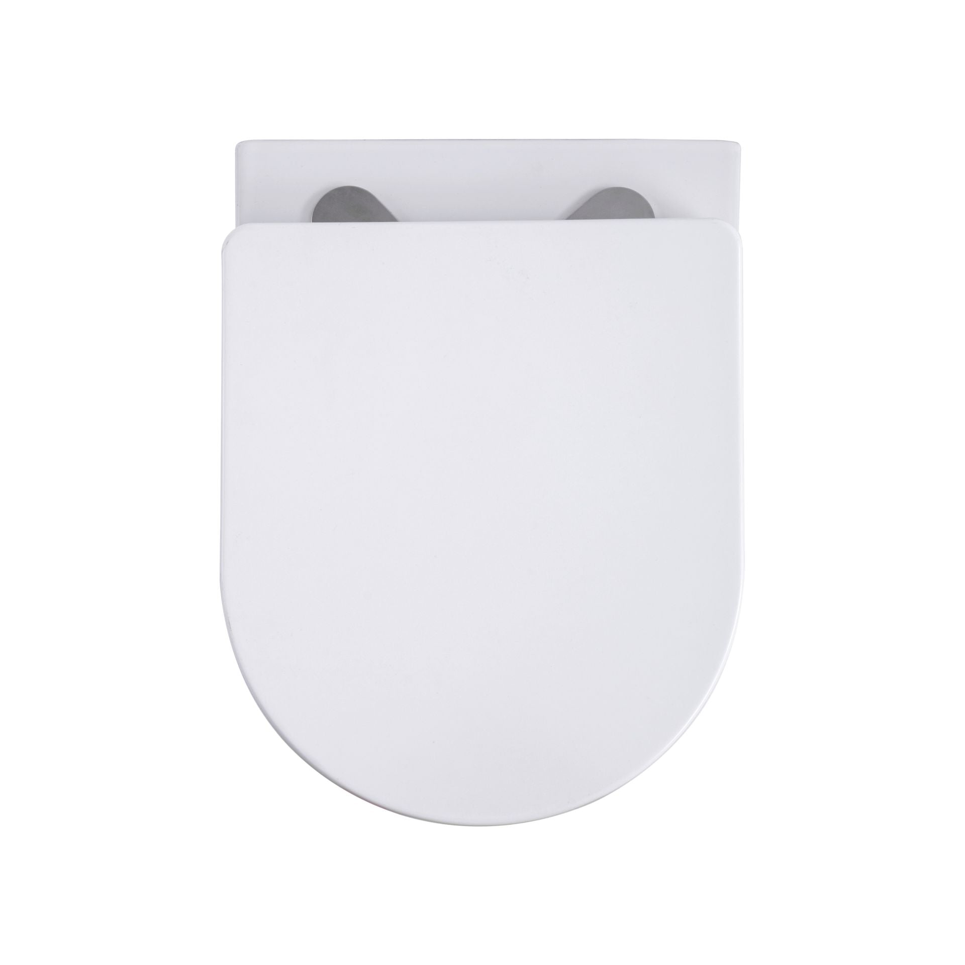 Wc Suspendu PRO Tornado Flush Kit avec abattant soft close 36x32x49cm Compact Blanc Brillant
