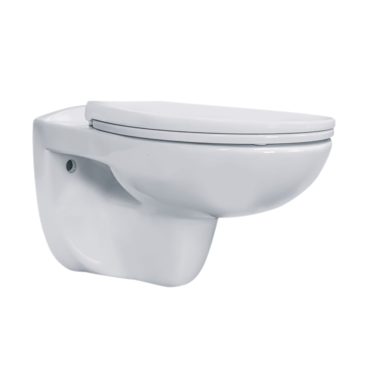 Wc Suspendu PRO Kit avec abattant soft close 35,5X41X54,5 CM Blanc Brillant