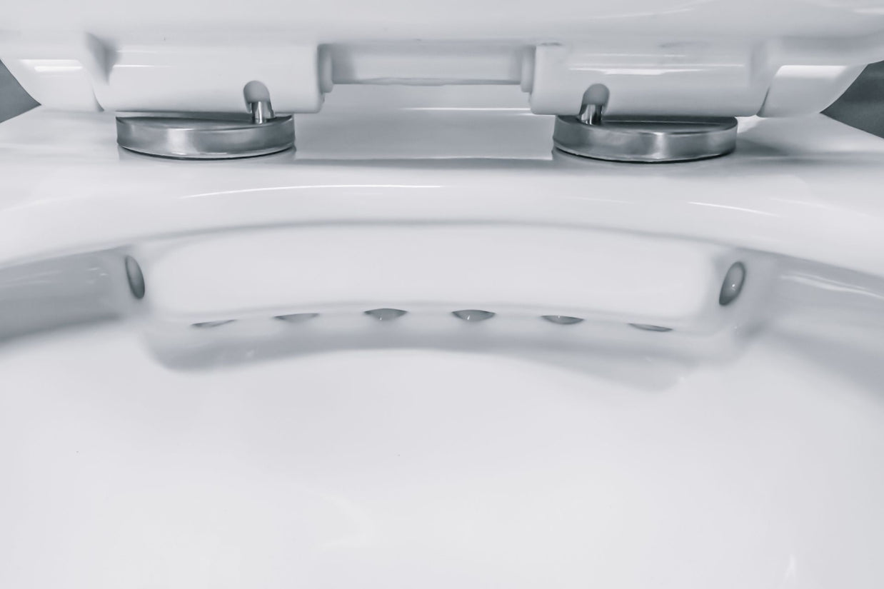 Wc Suspendu PRO Kit avec abattant soft close 35,5X41X54,5 CM Blanc Brillant