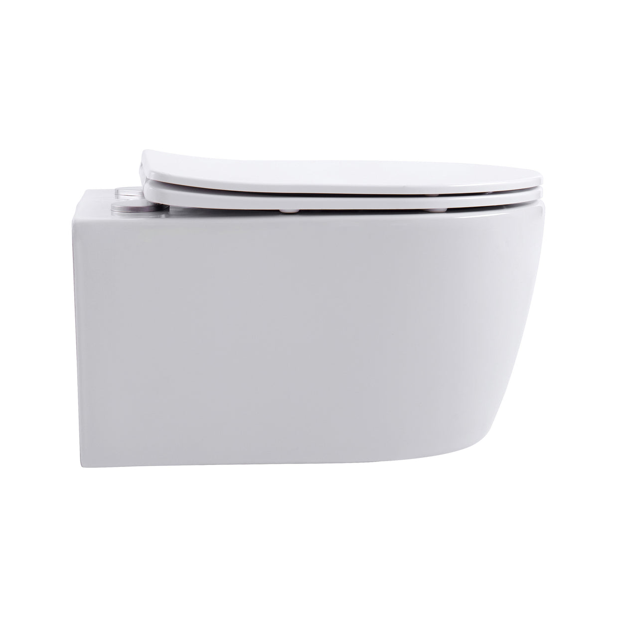Wc Suspendu PRO Kit avec abattant soft close 36x32x49cm Compact Blanc Mat