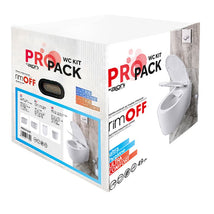 Wc Suspendu PRO Compact 49cm Kit avec abattant soft close 36x32x49cm Blanc Brillant