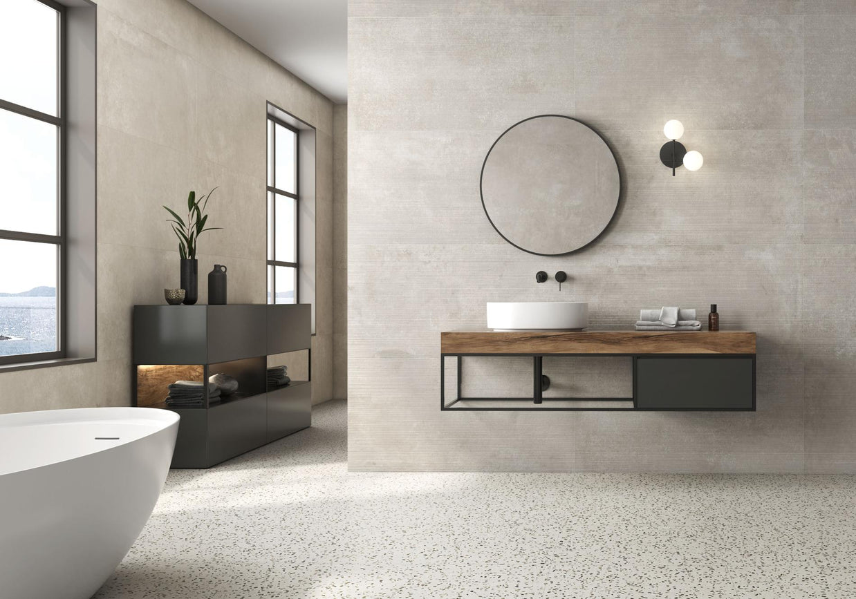 60x60 Terrazzo Saggio Mat (muur/vloer)