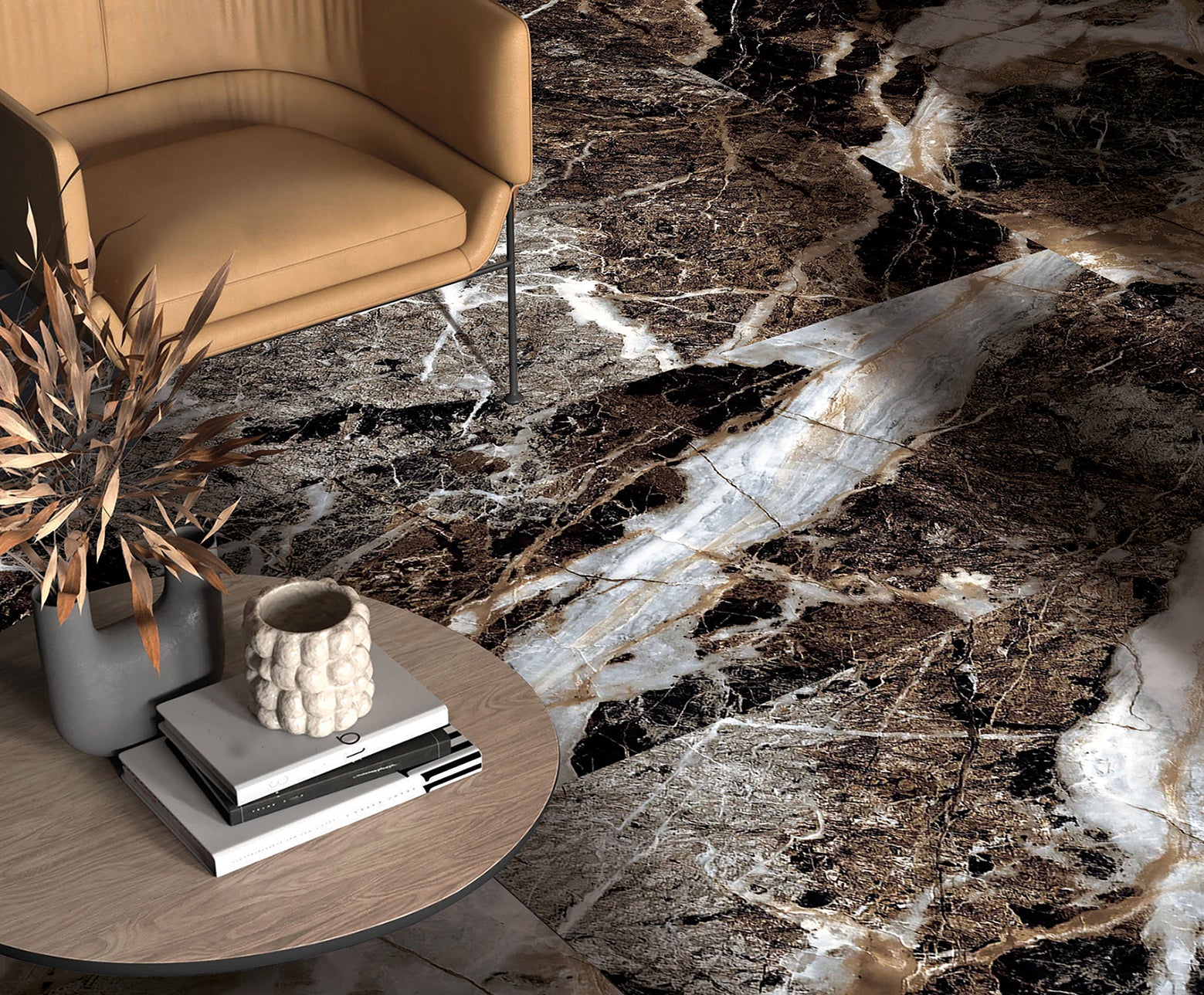 Poli | 60x120 Slow Black Mur/Sol