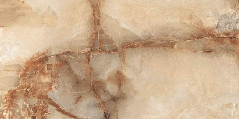PALO ROSA Sparta Gold – Poli brillant – visuel du carrelage