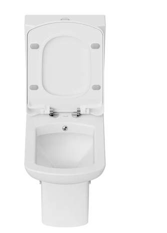 Wc à Poser LARA BLANC (hygiénique) Sortie Mur/Sol = Pack Complet