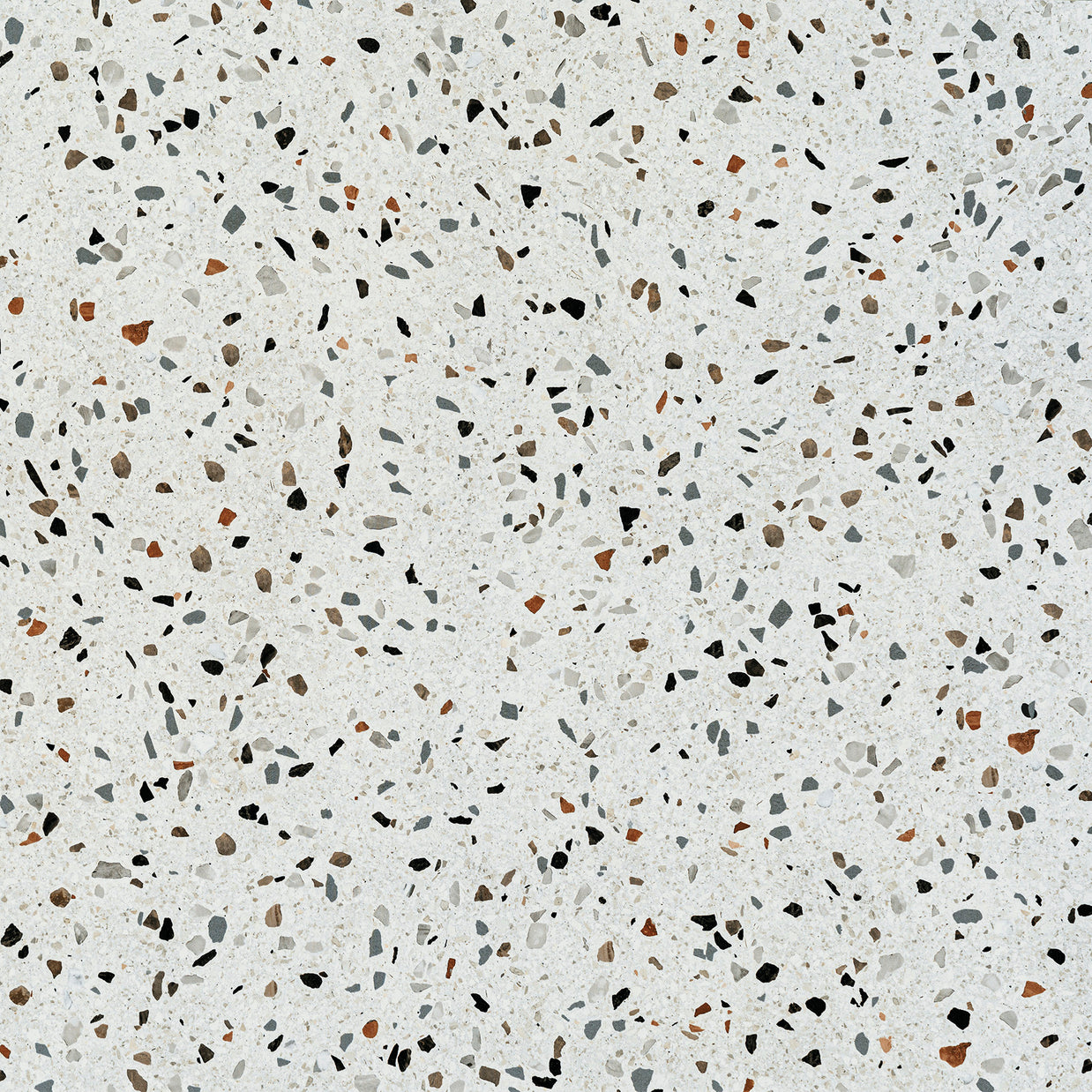60x60 Terrazzo Grigio Mat (Wand/Vloer)